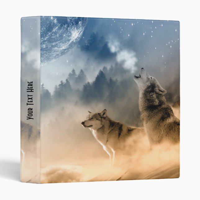 Howling Wolves Foto Binder (Front/Spine)