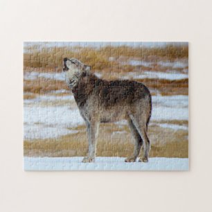 Howling Wolves. Jigsaw Puzzle