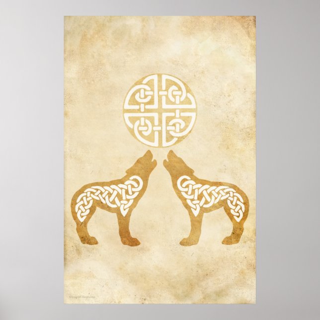 Howling Wolves Poster (Front)