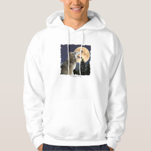 HOWLLOF & MOON Sweat - shirt à capuche avec un poè