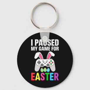 Howzat28 - I Paused My Game To Egg Hunt Gamer East Keychain