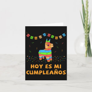 Hoy Es Mi Cumpleanos Pinata Birthday Cinco De Mayo Card