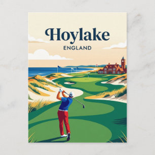 Hoylake Royal Liverpool Golf Club England Postcard