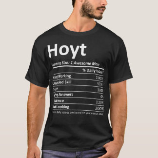 HOYT Nutrition Funny Birthday Personalized Name T-Shirt