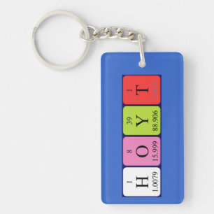 Hoyt periodic table name keyring