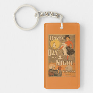 Hoyt's A day and a night in New York City Play Keychain