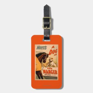 Hoyt's A dog in the Manger Theatre Poster Luggage Tag