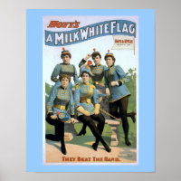Hoyt's A Milk White Flag Vintage Theater Poster