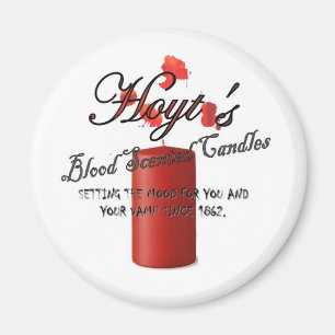 Hoyt's Blood Scented Candles Magnet