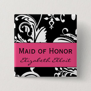 HP&B Maid of Honour Square Button