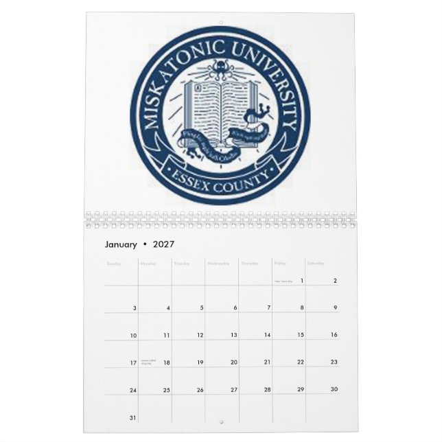 HP Lovecraft Calendar (Jan 2027)
