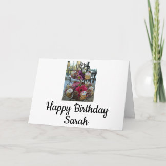 Hppy birthday Sarah Card
