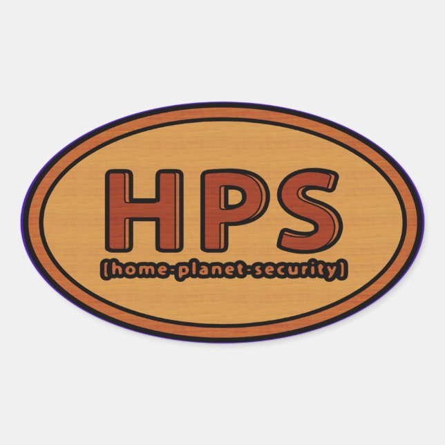 HPS OVAL STICKER (Front)