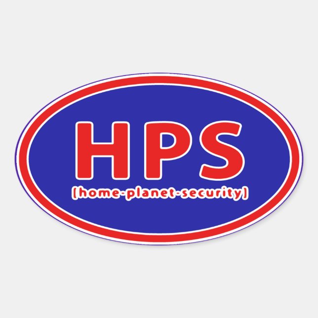 HPS OVAL STICKER (Front)