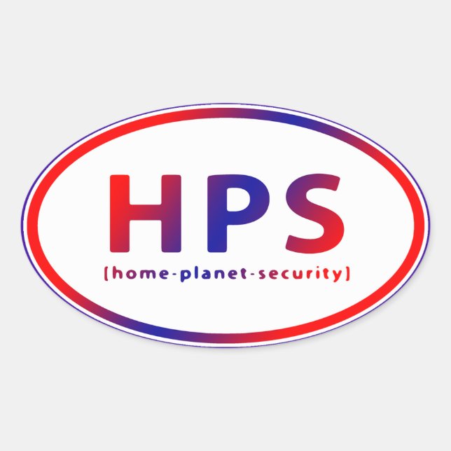 HPS OVAL STICKER (Front)