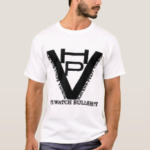 HPV Logo Design on a White T-Shirt!