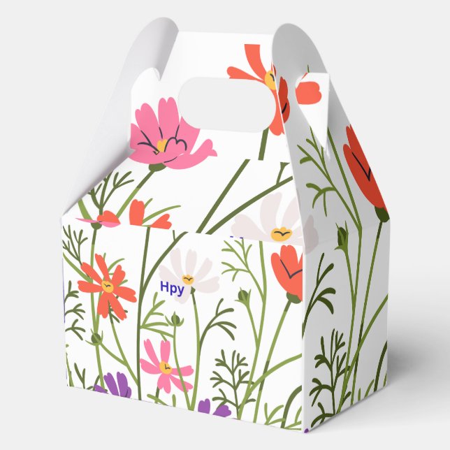 HPy” Happy Message Packaging for Special Gifts Favor Box (Front)