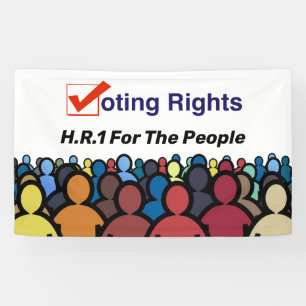 HR1 Voting Rights For The People Act Banner