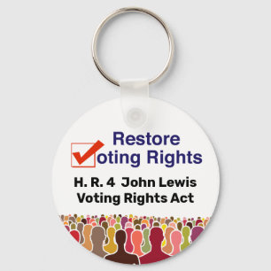 HR4 John Lewis Voting Rights Act Keychain
