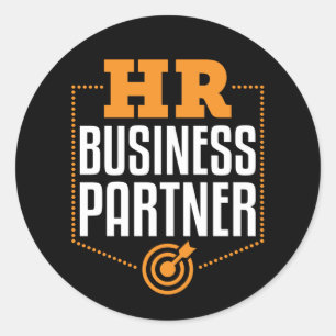 HR Business Partner Human Resources Professional  Classic Round Sticker
