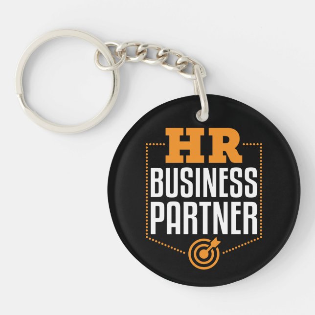 HR Business Partner Human Resources Professional  Keychain (Front)