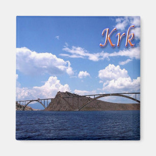 HR - Croatia - Krk - Bridge Magnet