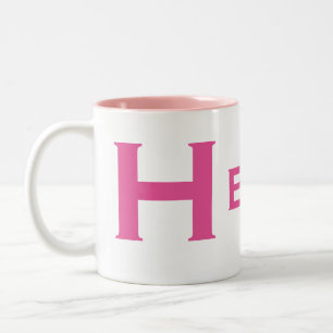 HR Hero Ladies Human Resources Manager Fun Name Two-Tone Coffee Mug