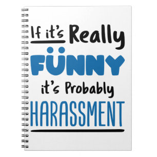 HR Human Resources If It's Really Funny Notebook