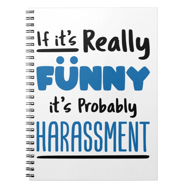HR Human Resources If It's Really Funny Notebook (Front)