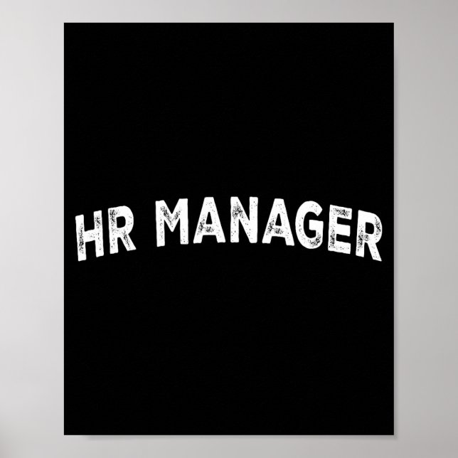 Hr Manager  Poster (Front)