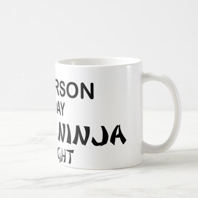 HR Person Deadly Ninja Coffee Mug (Right)