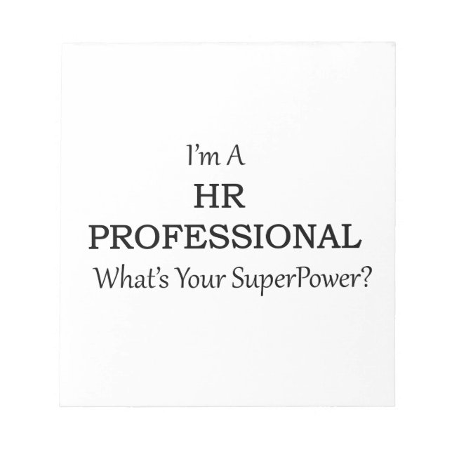 HR Professional Notepad (Front)