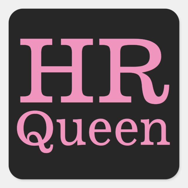 HR Queen 👸🏻👑 CUSTOMIZABLE Stickers (Front)
