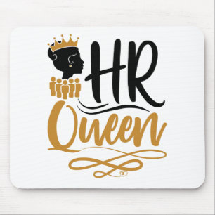 HR Queen Human Resources Women Mouse Pad