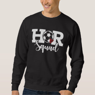 HR Squad Soccer Costume Human Resource Raglan Sweatshirt