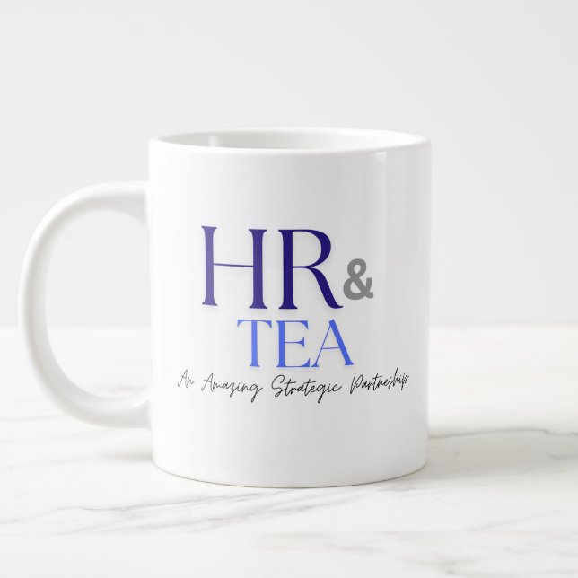 HR & Tea Mug Blue (Gauche)