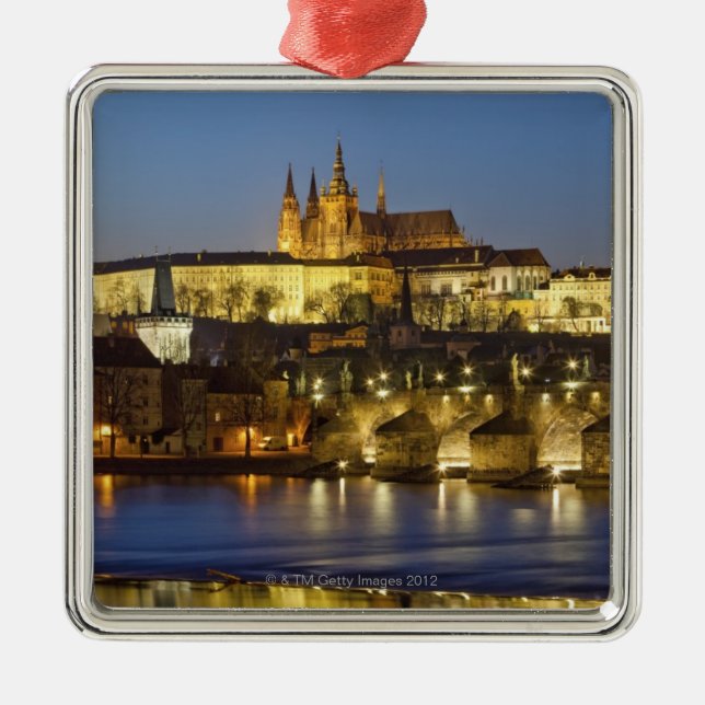 Hradcany Castle Metal Ornament (Front)