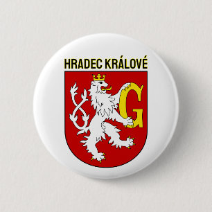 Hradec Králové coat of arms, Czech Republic 2 Inch Round Button