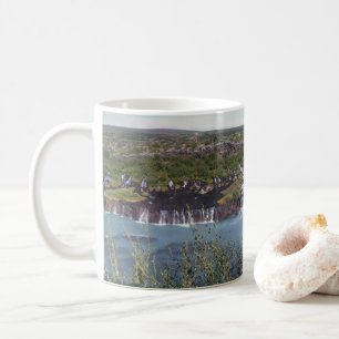 Hraunfossar coffee mug