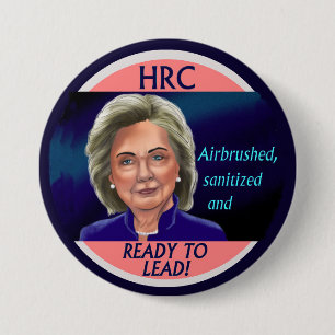 HRC: Airbrushed...& Ready 3 Inch Round Button