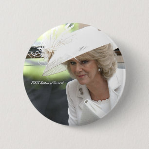 HRH Duchess of Cornwall 2 Inch Round Button