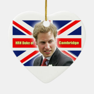 HRH Duke of Cambridge - Stunning! Ceramic Ornament