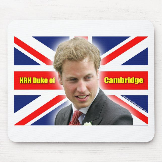 HRH Duke of Cambridge - Stunning! Mouse Pad (Front)