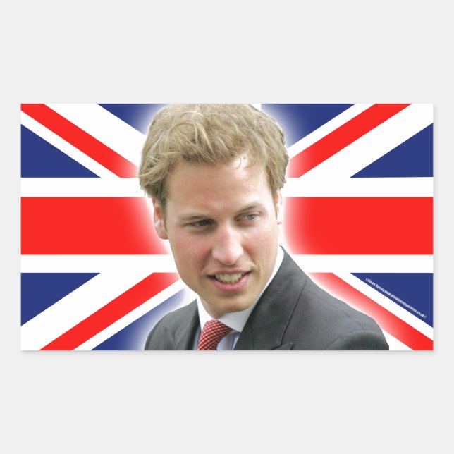 HRH Duke of Cambridge - Stunning! Sticker (Front)