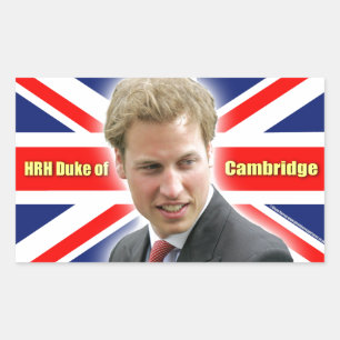 HRH Duke of Cambridge - Stunning! Sticker