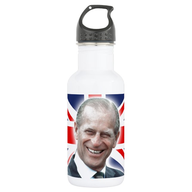 HRH Duke of Edinburgh - Great! 532 Ml Water Bottle (Front)
