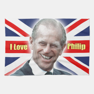 HRH Duke of Einburgh - I love Philip Kitchen Towel