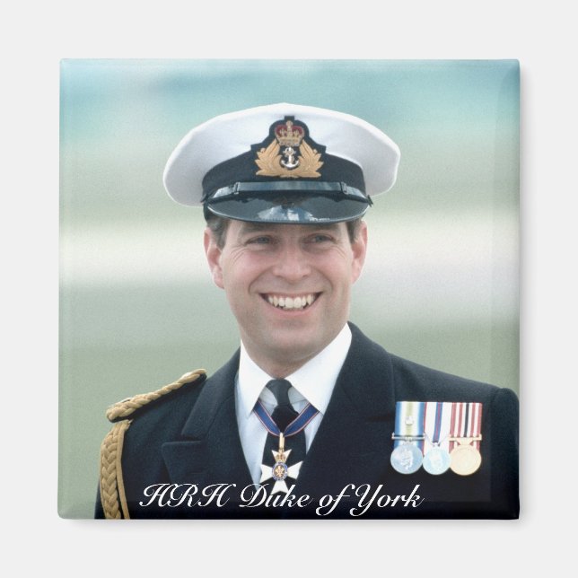 HRH Prince Andrew Magnet (Front)