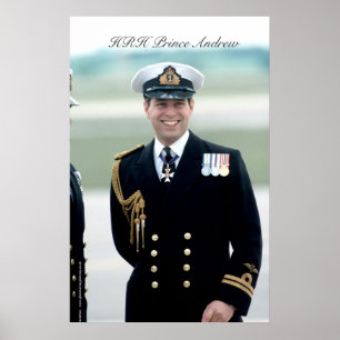 HRH Prince Andrew Poster