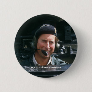 HRH Prince Charles 2 Inch Round Button